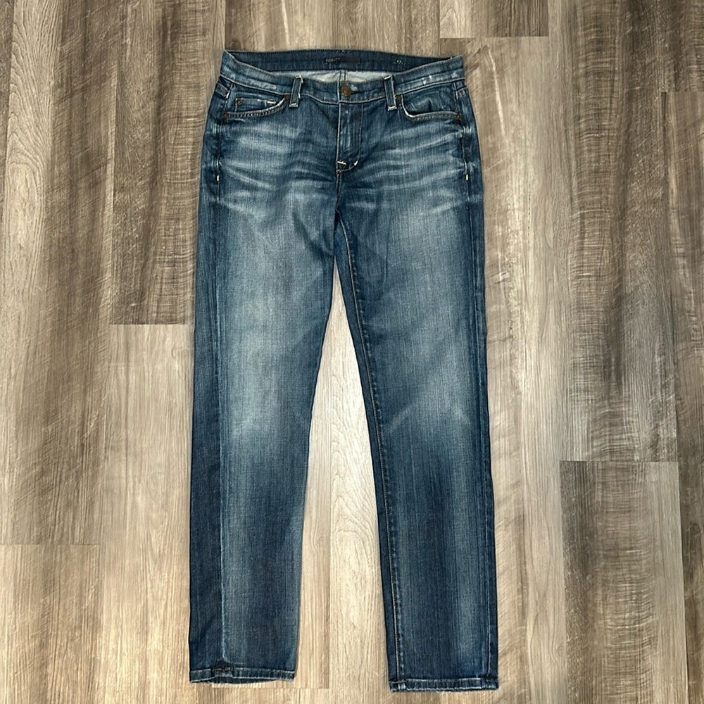 Fidelity Axl Mid-Rise Boyfriend Exile Vintage Jeans - 28